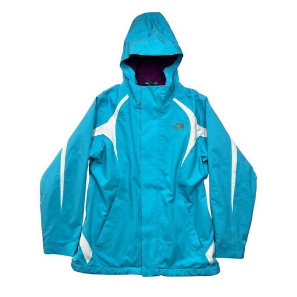 The North Face Winter Coat Girl's Size Large Full Zip Hooded Hyvent Snow Jacket - Picture 1 of 16
